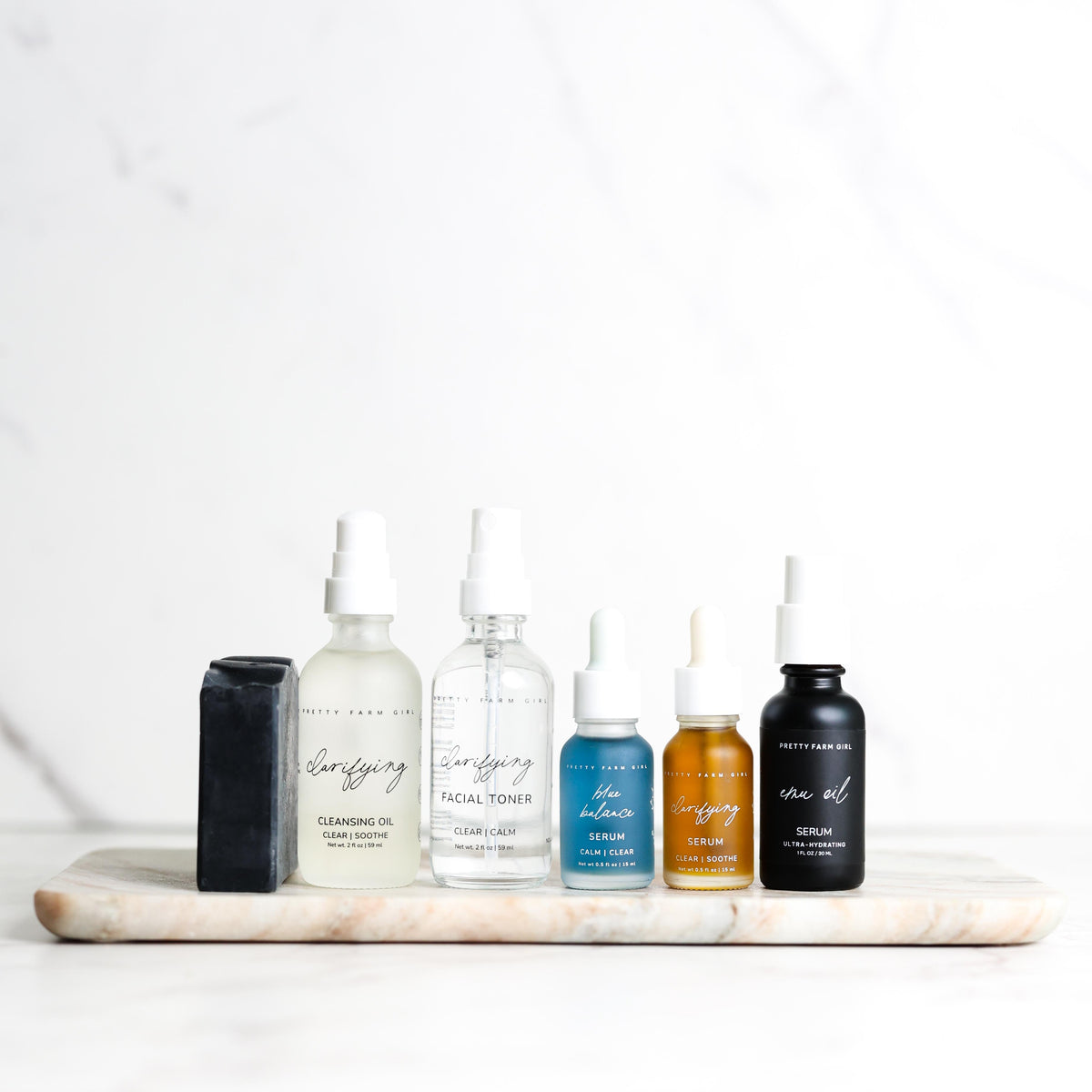 Acne Skin Kit | Complete Natural Clear Skin Routine | 6-Piece Handmade Set